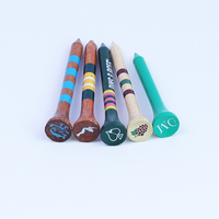 Tees de golf personnalisés en bambou écologique 54mm 70mm 83mm Plusieurs tailles Emballage en papier kraft OEM ODM Conception sur mesure