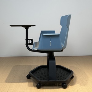 Hội Nghị Stackable Đào Tạo Phòng Dành Cho Người Lớn Nghiên Cứu Lớp Học Viết Bàn Ghế Di Chuyển Đào Tạo Xoay Ghế Với Bảng Đính Kèm - Product Image 3