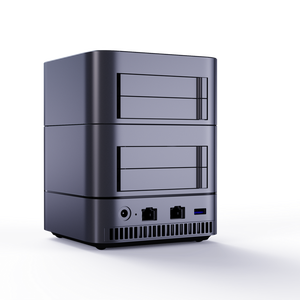 Servidor NAS Intel Jasper Lake <span class=keywords><strong>N4500</strong></span> de 4 Bahías para SSD de 2.5\", 8GB/16GB de RAM, Almacenamiento en la Nube Multi-Interfaz para Copia de Seguridad de Datos en el Hogar y Negocios - Product Image 4