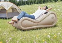 El Sofá Cama Inflable de Cloruro de Polivinilo Más Vendido Es Simple, Económico y Plegable