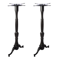 Base de table double en fonte massif Lifepursue pour restaurants et bars
