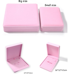 Scatola <span class=keywords><strong>Portagioie</strong></span> <span class=keywords><strong>Grande</strong></span> in Flanella di Alta Qualità, Confezione Regalo per Collane di Perle e Orecchini, Scatole Regalo in Velluto per Gioielli - Product Image 4