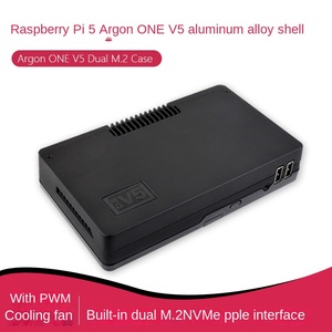 Argon ONE V5 Carcasa de Aleación de Aluminio con Interfaz Dual M.2 NVMe PCIe Integrada para Raspberry <span class=keywords><strong>Pi</strong></span> 5 Generación Modelo J2534 180 Días - Product Image 2