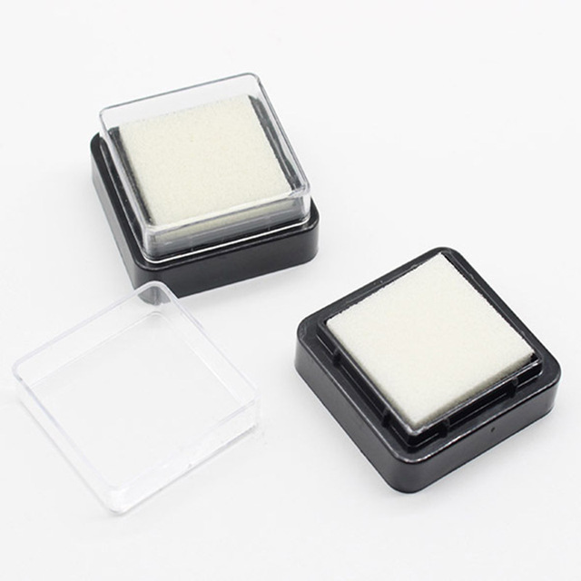 DIY 3*3CM Thickened Sponge Import High Quality Ink Long Lasting Refill Blank Ink Pad