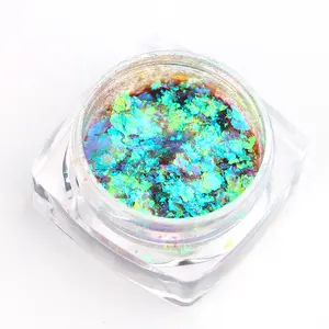 Chameleon Chrome Flakes Color Changing Aurora Effect Pigment Eyeshadow Flakes