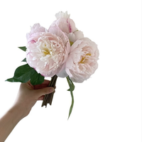 Bunga Peony Buatan dari Sutra Organza untuk Dekorasi Meja Ruang Tamu Kamar Tidur Gaya Modern Bunga Palsu Tahan Lama.
