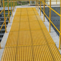 Grille en PRV robuste QIQIAN, panneau moulé en fibre de verre 38x38mm, épaisseur 50mm, anti-corrosion, pour passerelle, couvercle de tranchée, plateforme