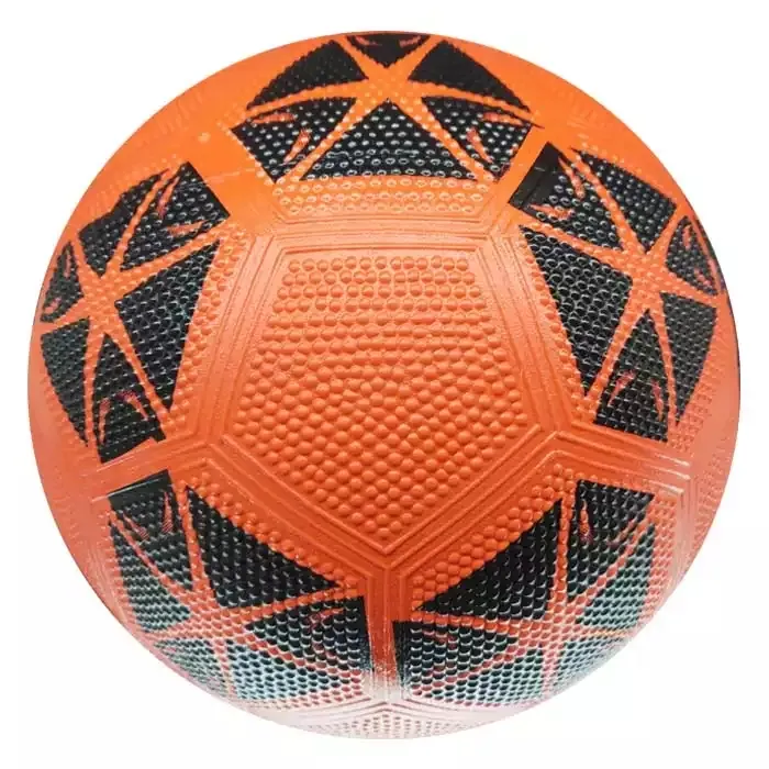 Feito na china treinamento de fabricação bolas de futebol de borracha futsal tamanho 4