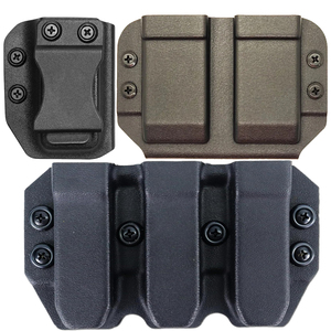 Evrensel Funda De carcarçift çift üçlü dergilik kılıfı taşıyıcı taktik Mag kılıfı 9mm 10mm .40 .45 kalibre - Product Image 2