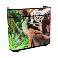 Cabina de DJ LED de Alquiler con Tamaño Personalizado P1.86/P2.5, Mostrador Frontal, Pantalla de Mesa Portátil, Resistente al Agua IP65, Brillo de 1000cd, Adobe RGB 98%