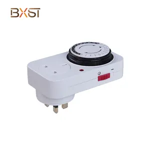 BXST Portable 220v Electronic Programmable Grounded Timer Plug For Air Conditioner Power Switch