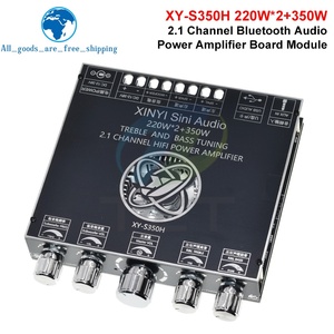 XY-S350H 220wx2 + 350W khuếch đại hội đồng quản trị tpa3251d2 2.1 kênh kép hỗ trợ sinlink ứng dụng bt5.1 + AUX + USB Card âm thanh + USB Flash Disk - Product Image 3