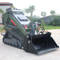 Mini-Kompaktlader mit Briggs & Stratton Motor, 200mm E5 Rasentraktor für Garten, Obstgarten und Landschaftsbau