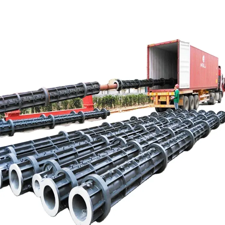 LY-pole Ethiopia electric power tender Prestressed concrete poles making machine Spinning Machine for prestressed concrete pole