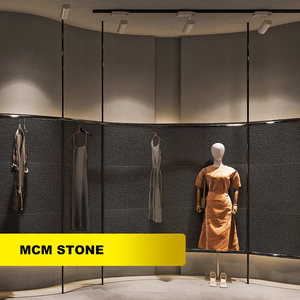 MCM Stone Carrelage flexible en pierre artificielle Panneau de revêtement mural en travertin souple pour intérieur et extérieur Panneau de texture 3d - Product Image 5