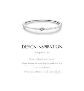 Anillo Minimalista de Plata S925 con Banda Trenzada y Circonita Cúbica, Elegante para Uso Diario - Product Image 5