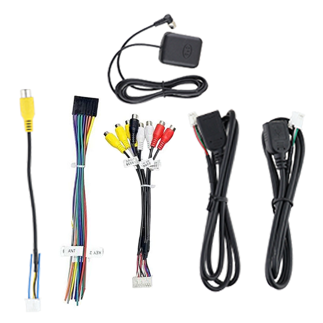 Rhythm USB to RCA Audio Video Converter Adapter RCA Splitter for Car Audio Stereo Cable Auto Electronics Accessory
