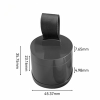 Mini coussin de teint 4g en pot, emballage ABS+AS pour poudre libre, blush, fard à paupières, ouverture facile, anti-déversement, 6ml, logo personnalisé, recyclable