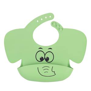 Babero <span class=keywords><strong>de</strong></span> Silicona para Bebé, Diseño <span class=keywords><strong>de</strong></span> Elefante, Unisex, para Niños Pequeños, Completamente Impermeable, Duradero, Libre <span class=keywords><strong>de</strong></span> BPA, Manual - Product Image 1