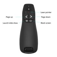 Puntero Láser para Presentaciones PPT de 2.4G, Control Remoto R400, Presentador Inalámbrico USB, Puntero Láser Rojo, Clicker para PowerPoint