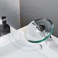 Robinet mitigeur de lavabo salle de bains, eau chaude, robinet de salle de bains, robinet de cascade en laiton