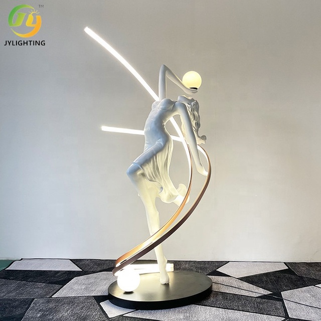 JYLIGHTING Interior Residential High Quality Decorative Living Room Designer Human Body Hotel Creative Modern Floor Lamp