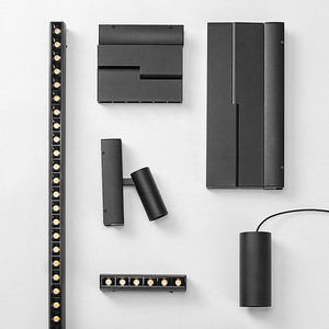 PULUOTI Vente en gros Style moderne Skyline Linéaire LED Rondelle murale Cob Chip Lumières sur rail avec cadre en aluminium 6m-12m Longueurs personnalisées - Product Image 2