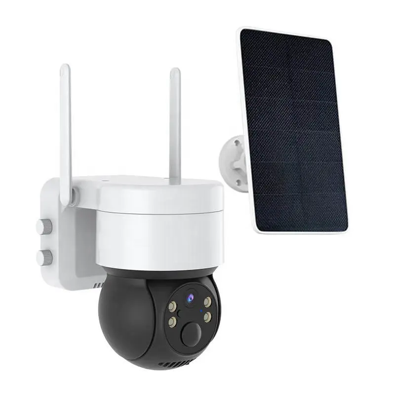 Waterproof Solar Power Wifi Network 4K HD Security CCTV Camera App Video Recorder Wireless Surveillance Camera 360 Degrees PTZ