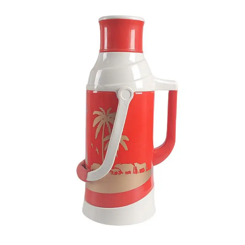 Thermos sottovuoto a doppia parete in vetro interno del produttore boccetta in plastica da 3,2 litri per Thermos sottovuoto per acqua calda