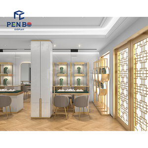 Đồ trang sức chuyên nghiệp Boutique thiết kế hiển thị đồ nội thất hiện đại 3D Rendering Cửa hàng đồ trang sức thiết kế bố trí - Product Image 4