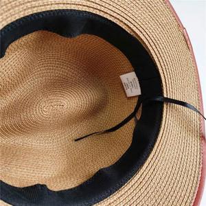 2023 New Style Fashion for Women and Men Casual Sun Visor Beach Summer <b>Sunscreen</b> Fedora Hat Straw - Product Image 6