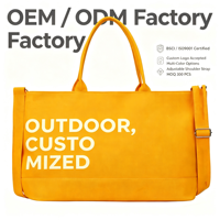 Sac fourre-tout en toile tendance, robuste et artisanal, idéal pour le travail, l'école, les activités de plein air, sac à main quotidien, couleur et logo personnalisables