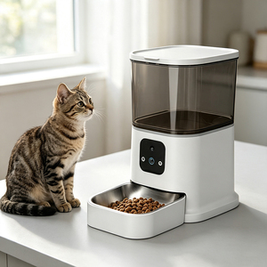 Automatic Pet Feeder Automatyczny Karmnik Pet Feeder Automatic Smart Feeder Pet Suitable For Small Medium Pets - Product Image 1