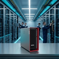 Workstation ThinkStation P8 yang Andal dengan Prosesor AMD Ryzen Threadripper PRO 7995WX 96-Core, RTX 5000 Ada, 32GB, dan SSD 2TB