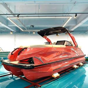 Bote Pontón Comercial 2027 de 22 Pies, 12 Pasajeros, Yate de Aluminio para Fiestas con Motor, para Alquiler en Resorts y Recorridos por Lagos - Product Image 5