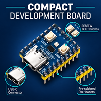 Papan Pengembangan Mikrokontroler Raspberry Pi RP2040-Zero Prosesor Dual Core M0+ Flash 2MB Bahan ABS YIHE