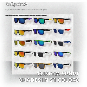 <span class=keywords><strong>Lunettes</strong></span> <span class=keywords><strong>de</strong></span> <span class=keywords><strong>soleil</strong></span> polarisées carrées à monture intégrale unisexes <span class=keywords><strong>de</strong></span> marque <span class=keywords><strong>de</strong></span> créateur, 21 couleurs personnalisées, tendance, promotionnelles, sportives, miroir, 2022 - Product Image 2