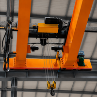 Grue électrique standard européenne A5 avec dispositif de tambour à crochet pour levage de charges lourdes de 5 tonnes, palan à câble métallique