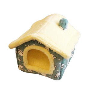 Opvouwbare Hondenhok Kennel <span class=keywords><strong>Bed</strong></span> Mat Voor Kleine Middelgrote Honden Katten Winter Warm Kattenbed Nest Mand Huisdieren Puppy Grot Sofa Huisdierenproducten - Product Image 5