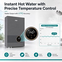 Chauffe-eau instantané commercial sans réservoir pour salle de bain, fournisseur en gros pour projets hôteliers, hospitaliers et scolaires
