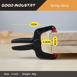 Nhiệm vụ nặng nề màu đen kết thúc mùa xuân kẹp 4 "6" 8 "cho nhanh chóng khóa mùa xuân kẹp - Product Image 2