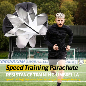 Parachute <span class=keywords><strong>de</strong></span> Résistance pour l'Athlétisme : Réduction <span class=keywords><strong>de</strong></span> Vitesse, Entraînement <span class=keywords><strong>de</strong></span> Puissance pour Sprint sur Courte Distance, Équipement Physique pour Enfants - Product Image 1