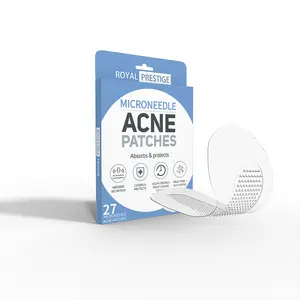 Oval Hyaluronic Acid Micro Needle Patch and Face Lifting Mask with Micro Tips and Natural, Moisturizing Plant Extracts