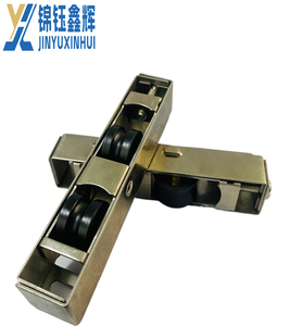 Ròng rọc cửa và cửa sổ, thép không gỉ phá vỡ 70B mạnh mẽ thép carbon cao mang Nylon bánh xe đôi, chiều cao 21.3, W - Product Image 6