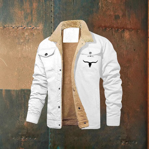 Veste en coton doublée polaire pour homme, coupe ajustée, couleur unie, respirante, vêtements de travail, vêtements d'extérieur, automne hiver, manteau décontracté, tailles S M L XL XXL 3XL - Product Image 4