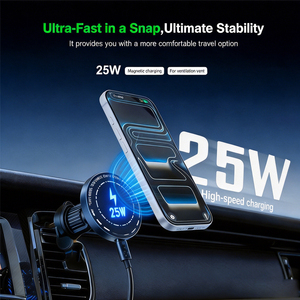 Potente Cargador Magnético Inalámbrico para Coche <span class=keywords><strong>de</strong></span> 25W 15W, Soporte Fuerte para Teléfono con <span class=keywords><strong>Chip</strong></span> Inteligente <span class=keywords><strong>de</strong></span> Carga Rápida, Productos <span class=keywords><strong>de</strong></span> Tendencia 2026 Novedad - Product Image 5