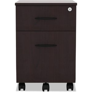Gabinete de Oficina Móvil de la Serie Valencia en Madera de Caoba, 15 7/8 ancho x 19 1/8 profundo x 22 7/8 alto, para Oficina y Hogar - Product Image 2