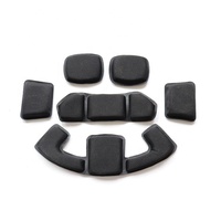 Coussinets de casque de moto amovibles et réglables, en mousse interne, accessoires de protection, doublures de casque de moto