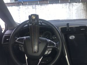 Verrou à AIR pour volant, avec couvercle en cuir, nouvelle collection 2020 - Product Image 4