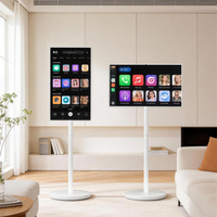 Proveedor de Televisor Inteligente Portátil de 32 Pulgadas con Batería Integrada, Pantalla Táctil Full HD 1080p 40-75Hz para Panel de Pantalla Móvil para Oficina y Hogar